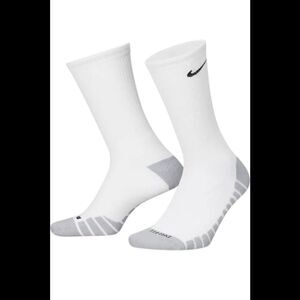 Nike Men's Everyday Max Dri Fit 2-Pack Athletic Crew Socks White